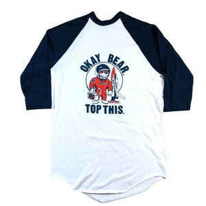 Auburn Tigers Okay Bear Top This 1982 Size XL Polyester Cotton Shirt